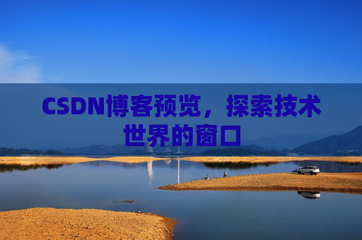 CSDN博客预览，探索技术世界的窗口